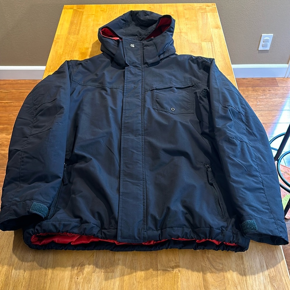 Quiksilver Mission Solid Snowboard Jacket Mens Me… - image 1